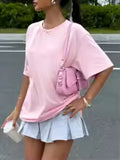 Bluzka O-Neck Chiffon Style