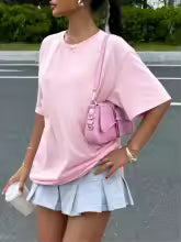 Bluzka O-Neck Chiffon Style