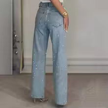 Jeansy Diamond High Waist