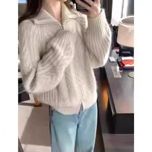 Sweter Kaszmirowy High Neck