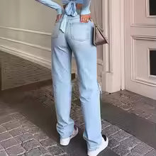 Jeansy Loose Fit Ripped