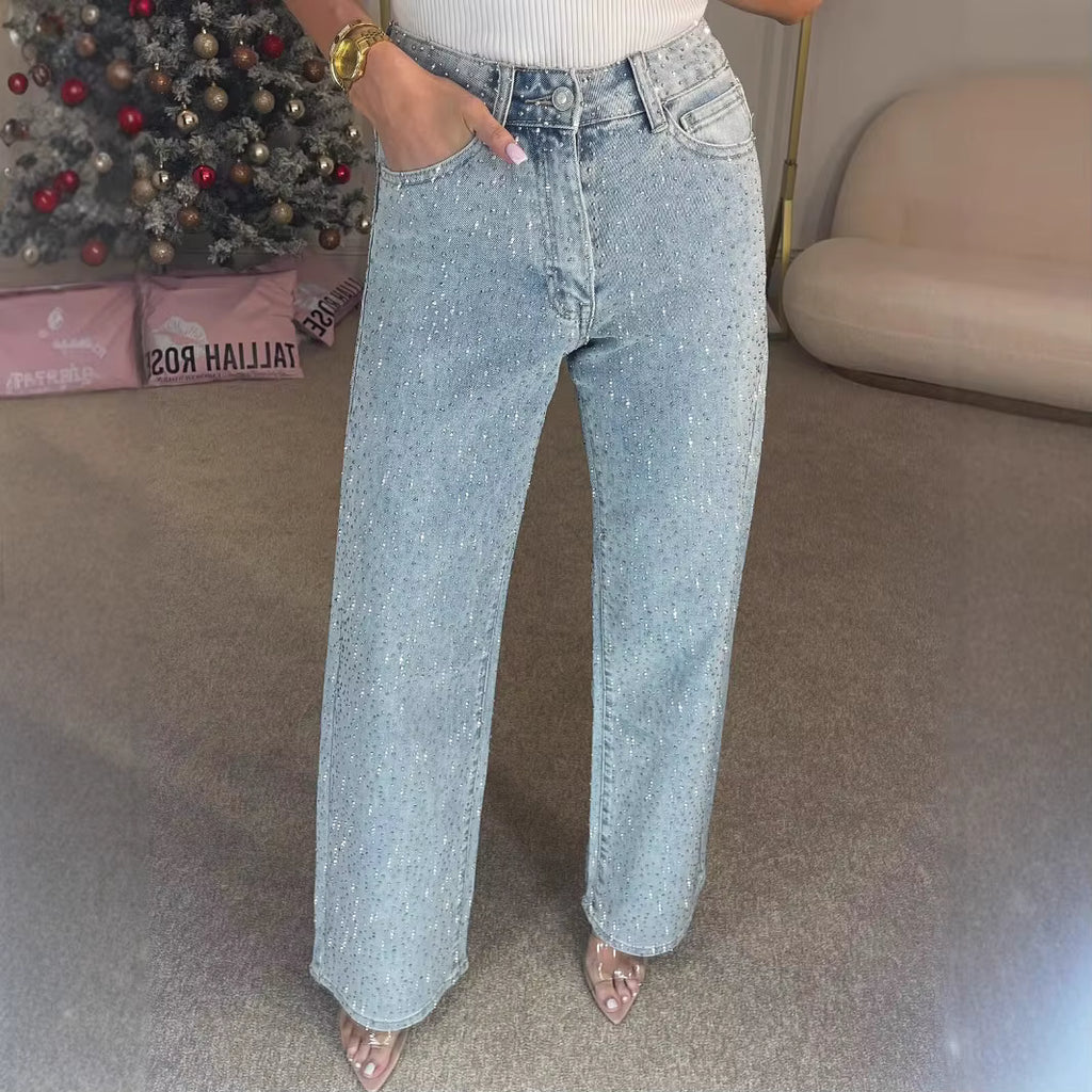 Jeansy Diamond High Waist