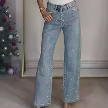Jeansy Diamond High Waist